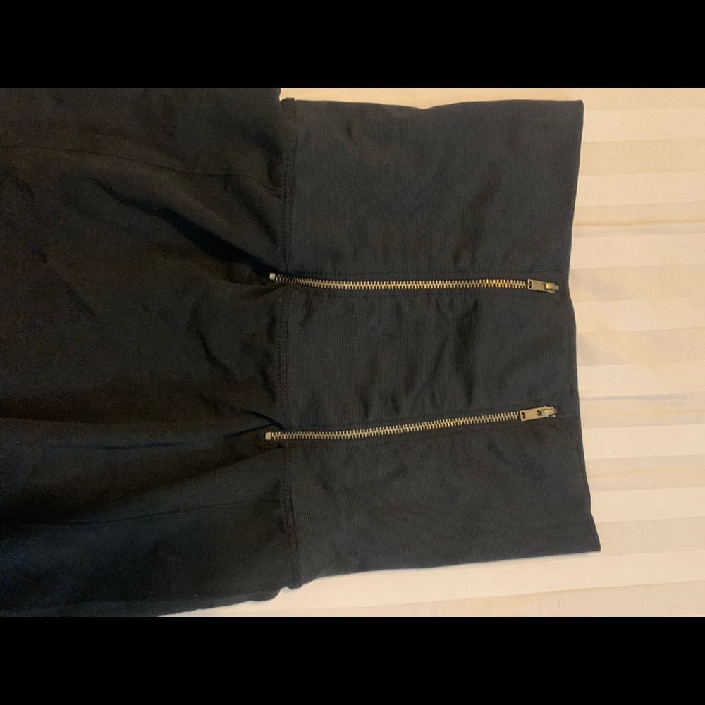 Black super high waisted pants